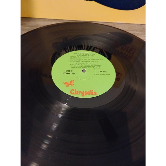 JETHRO TULL Too Old To Rock n Roll CHR111 1976 Viny Chrysalis Lp - Picture 4 of 6